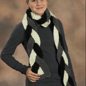 Braided Scarf Knitting Pattern