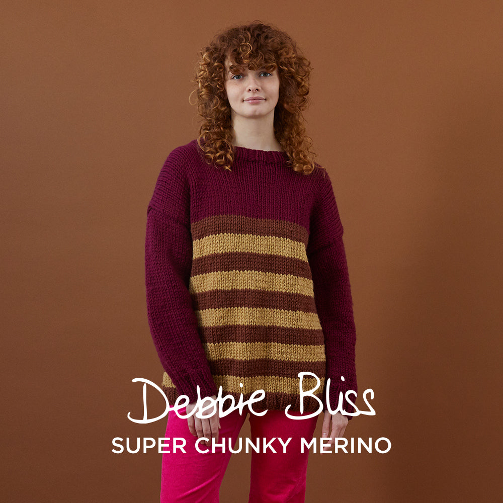 Debbie Bliss Striped Sweater Knitting Pattern