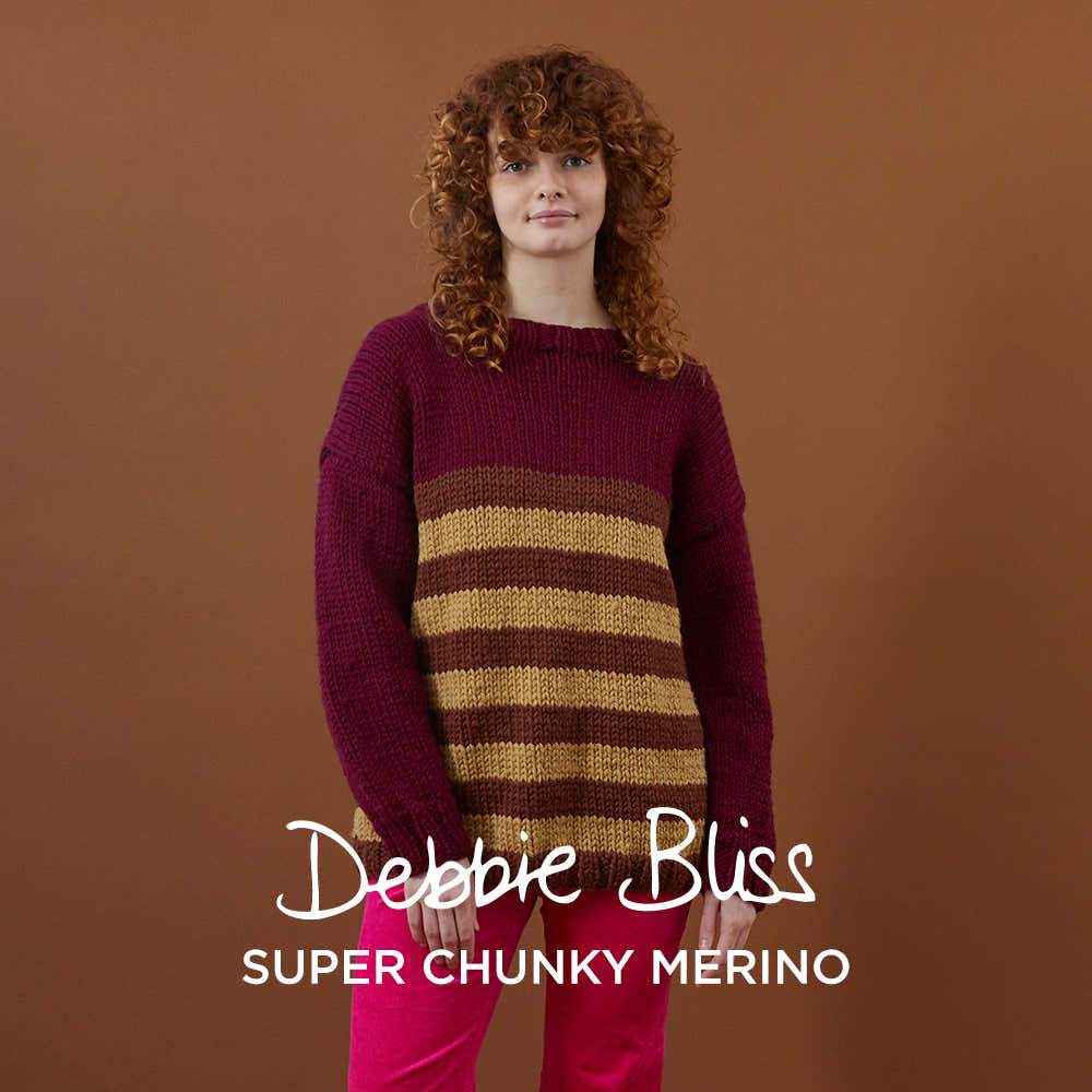 Debbie Bliss Striped Sweater Knitting Pattern