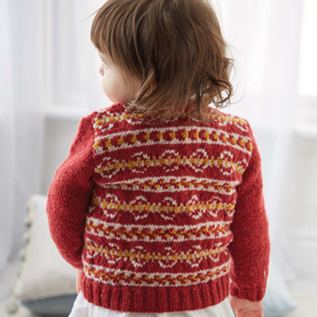 Sirdar Fair Isle Cardigan Knitting Pattern