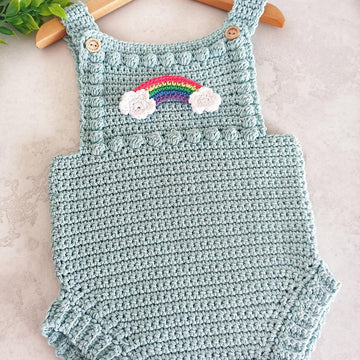 Rainbow Bobble Romper