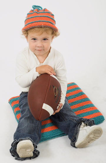 Baby Hat & Seat Cushion Knitting Pattern