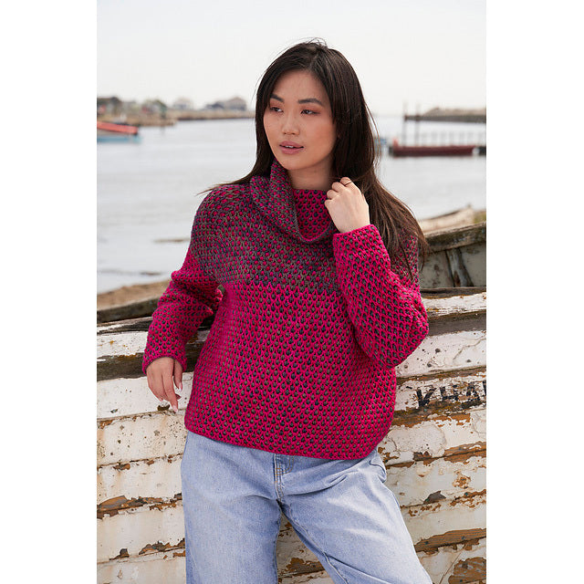 Malabrigo Sail Away Booklet Cardigan Crochet Pattern