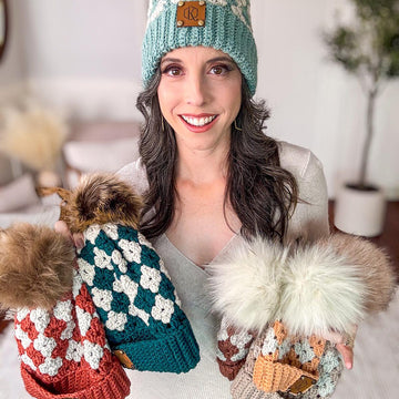 Diamond Granny Stitch Crochet Hat