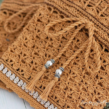Pumpkin Spice Vintage Lace Boot Cuffs