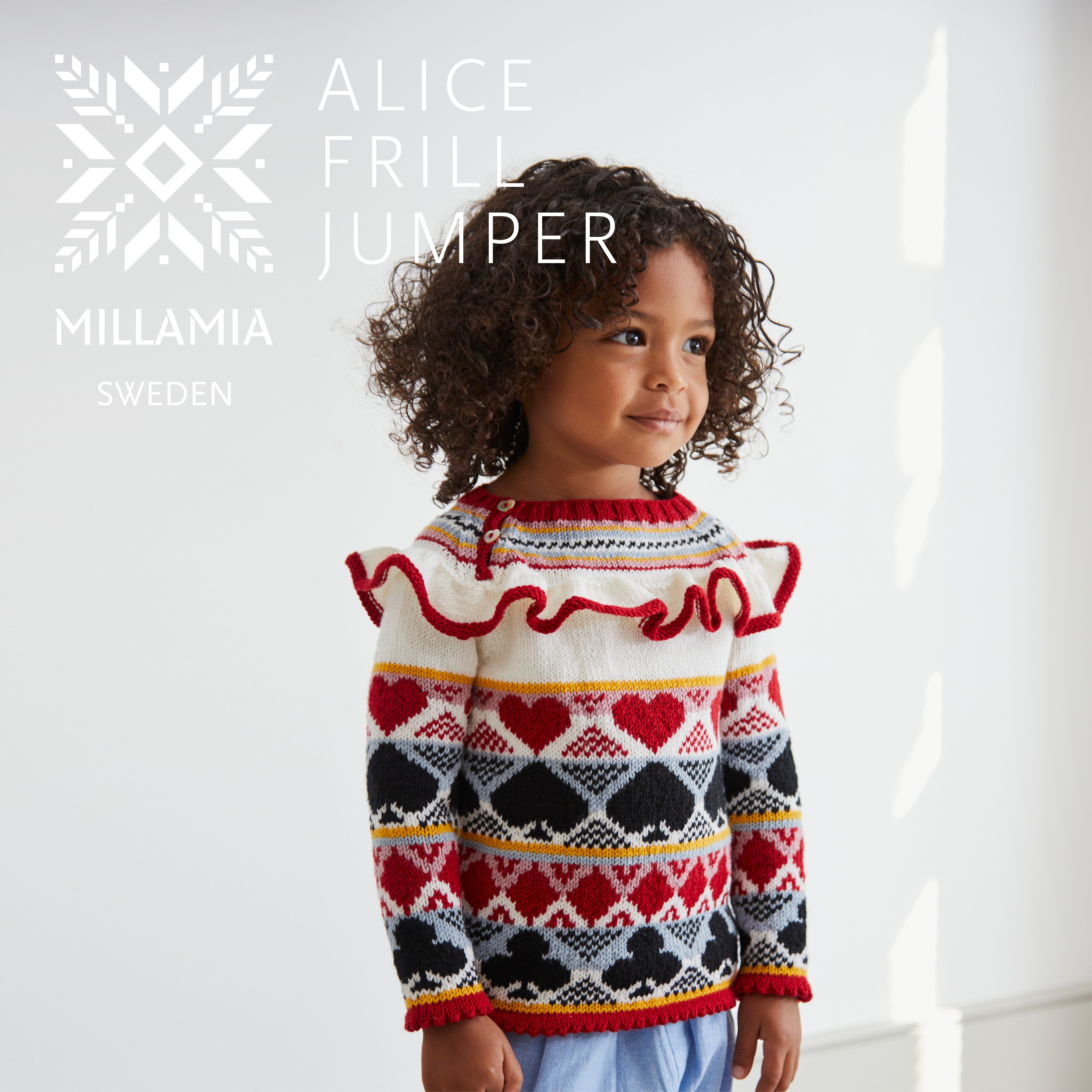 MillaMia Alice Frill Jumper Knitting Pattern