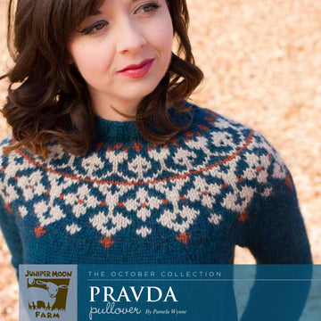 Juniper Moon Farm Pravda Pullover Jumper Knitting Pattern