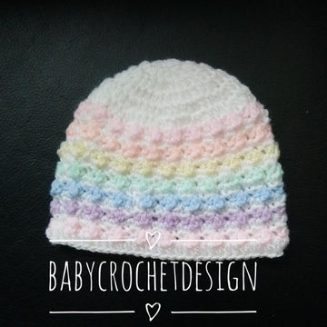 Rainbow Bobble Hat