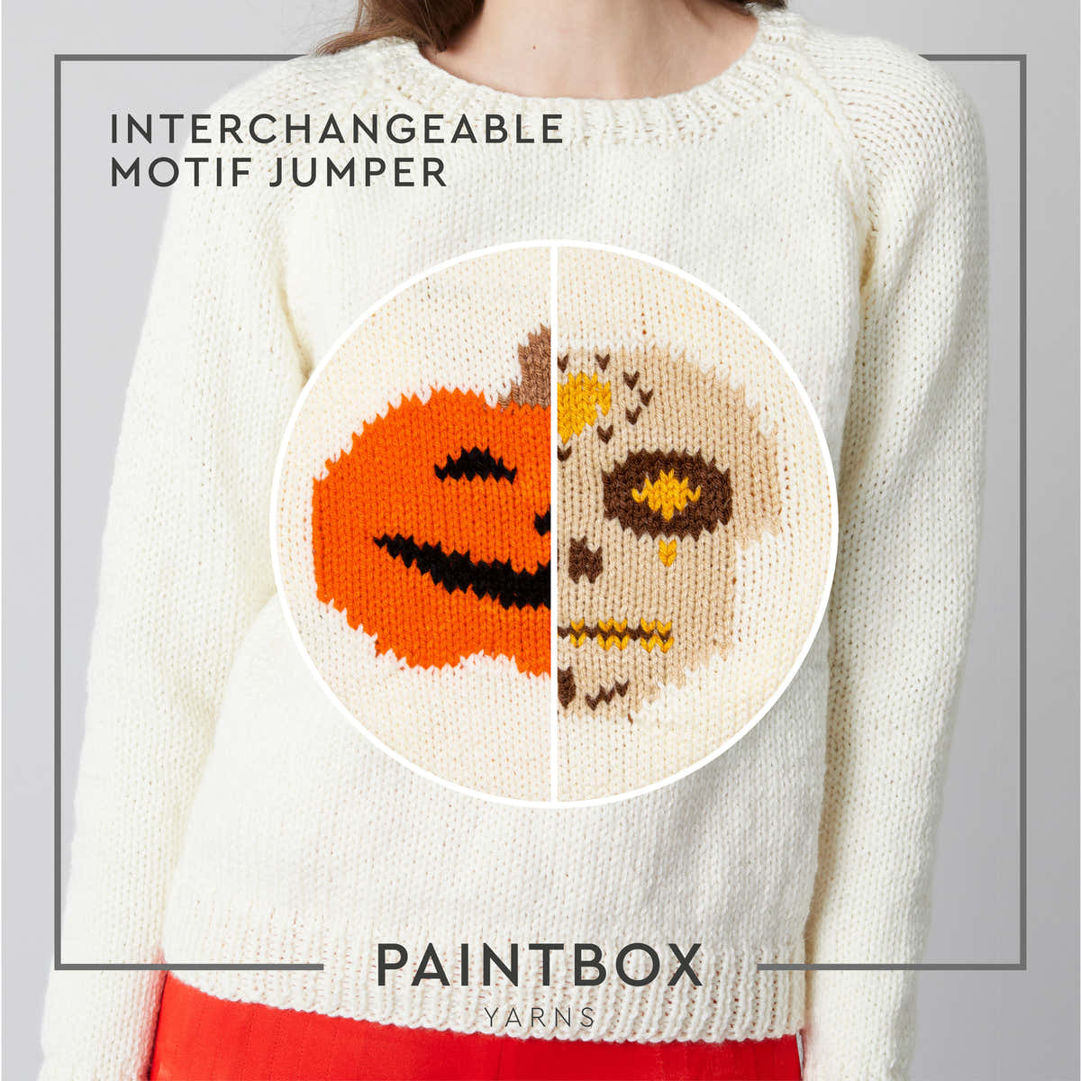 Paintbox Yarns Halloween Interchangeable Motif Jumper