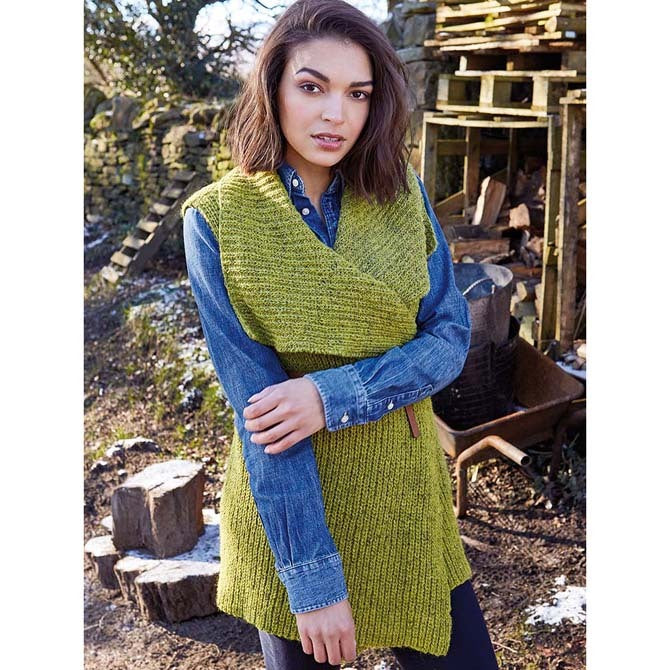 Rowan Elmtree Waistcoat Knitting Pattern