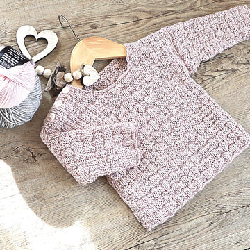 Woodland Textured Top Down Cardigan – P121 + Bamboo Breeze – P120