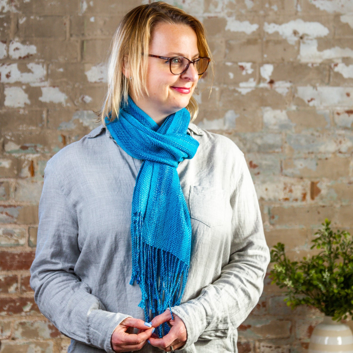 Valley Yarns #228 Ikat-Inspired Scarf For Rigid Heddle