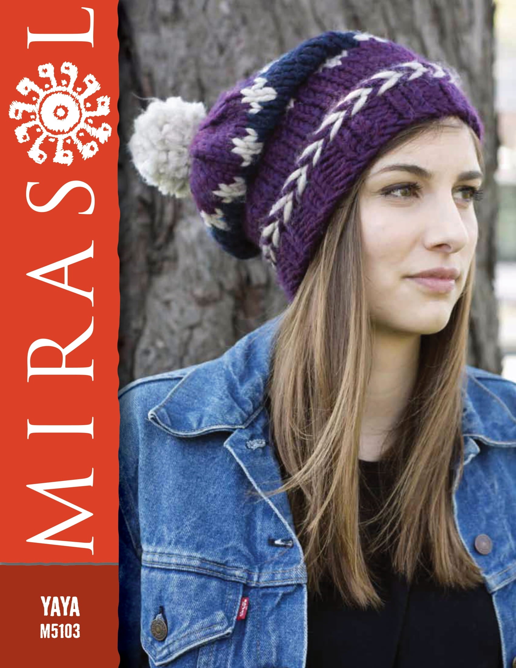Mirasol Slouchy Nordic Hat Knitting Pattern