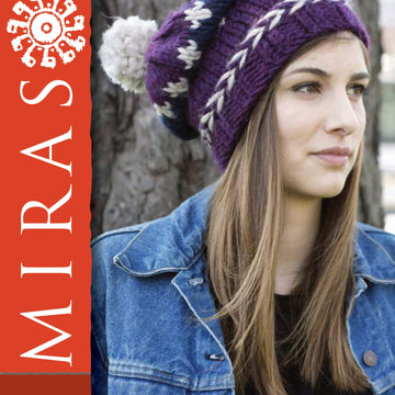 Mirasol Slouchy Nordic Hat Knitting Pattern