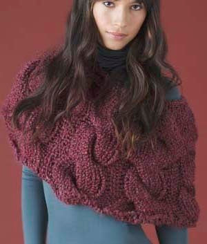 Cabled Capelet Knitting Pattern
