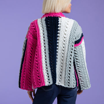 Paintbox Yarns Jump for Joy Jacket Crochet Pattern