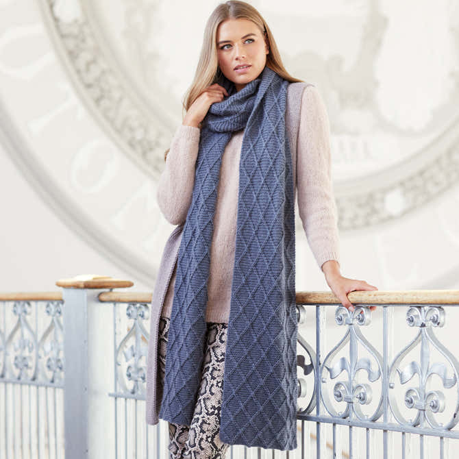 Rowan 10 Scarf Knitting Pattern