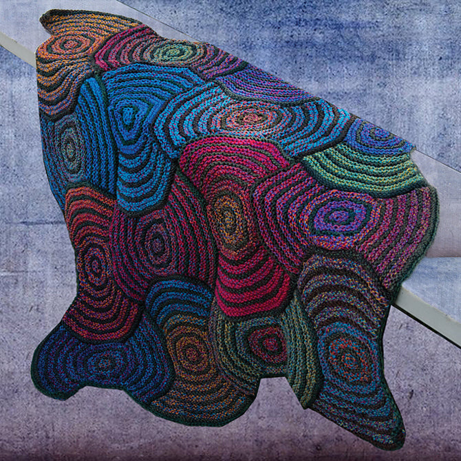 Jojoland Sinuous Blanket Knitting Pattern