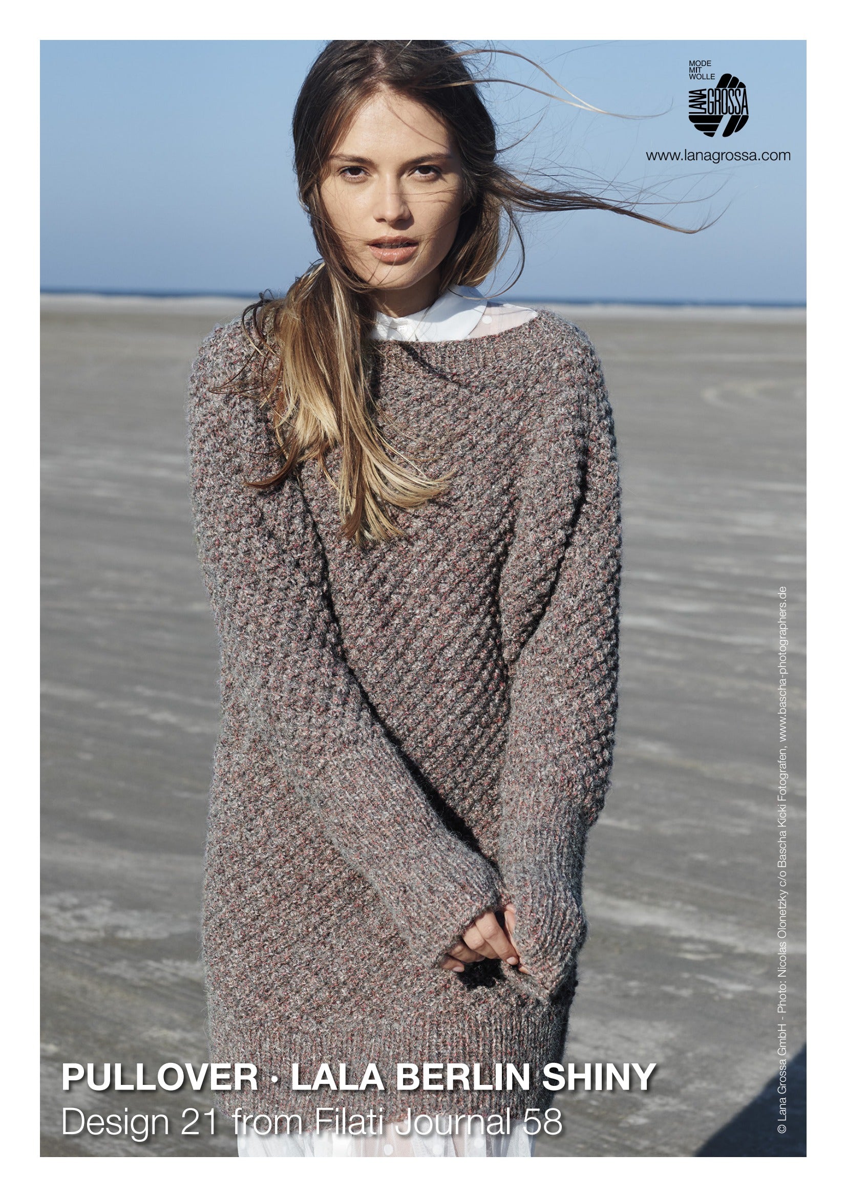 Lana Grossa 21 Pullover Dress Knitting Pattern