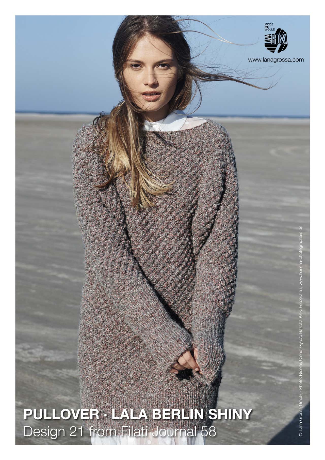 Lana Grossa 21 Pullover Dress Knitting Pattern