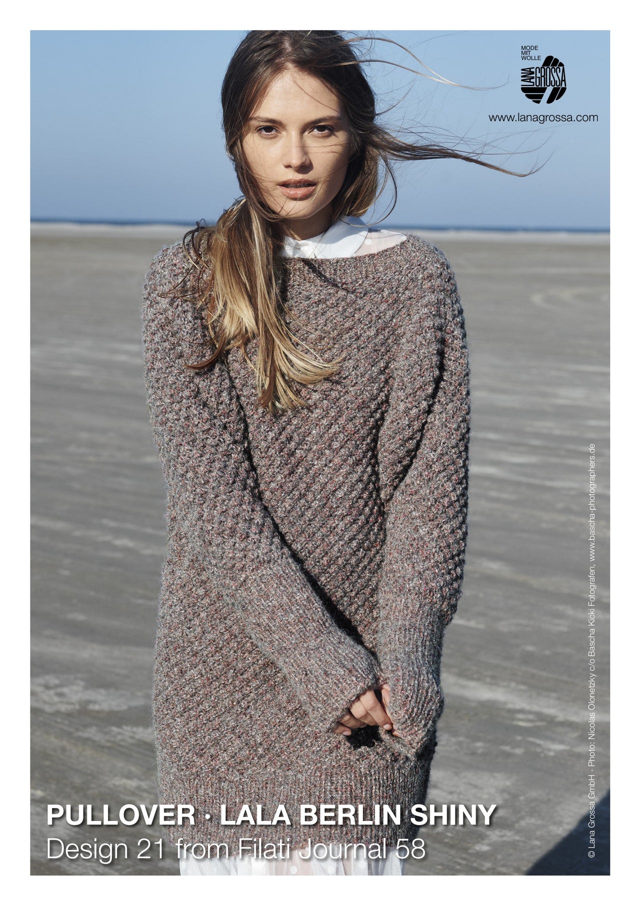 Lana Grossa 21 Pullover Dress Knitting Pattern