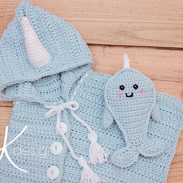 Narwhal Poncho & Buddy