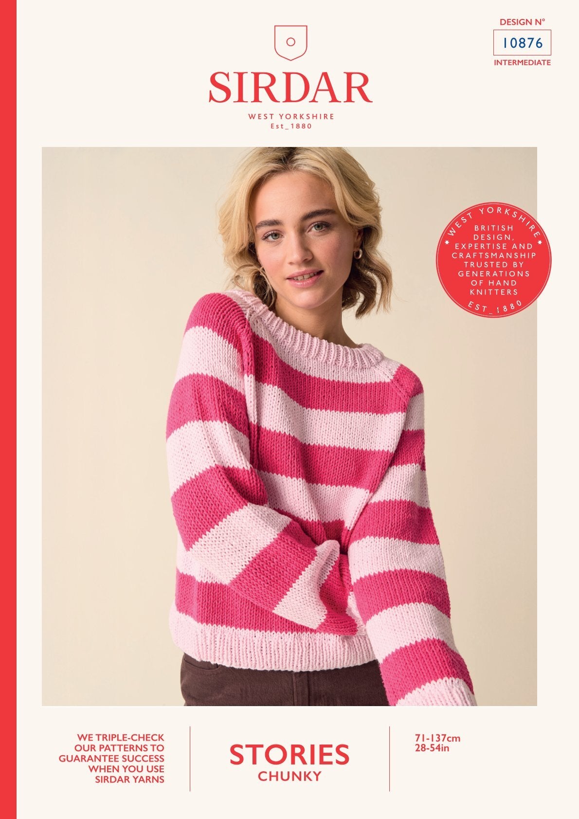Thank Me Later Sweater in Sirdar Stories Chunky  10876 PDF