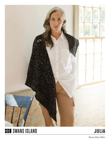 Swans Island Julia Wrap Knitting Pattern