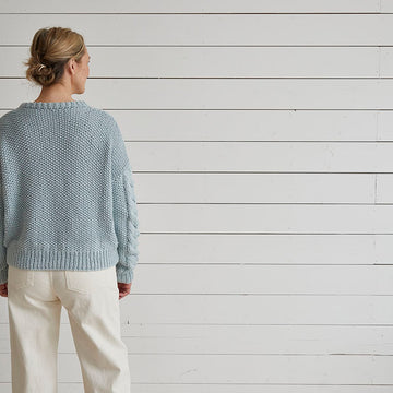 Debbie Bliss Lace With Bobble Sweater Knitting Pattern