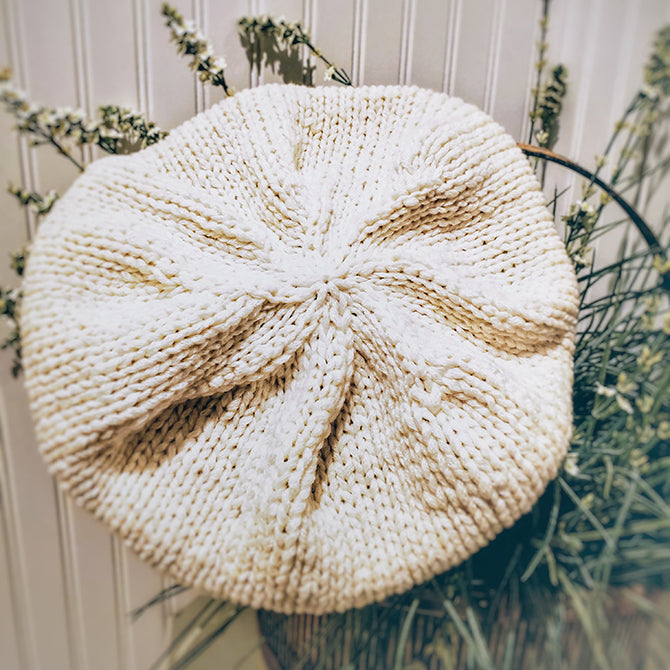 String Erica Beret Accessory Knitting Pattern