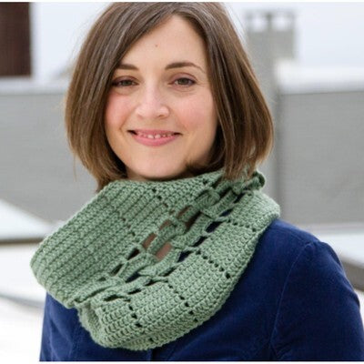 Valley Yarns WEBS Emerging Designer Infinity Cowl Crochet