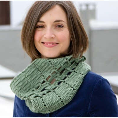 Valley Yarns WEBS Emerging Designer Infinity Cowl Crochet