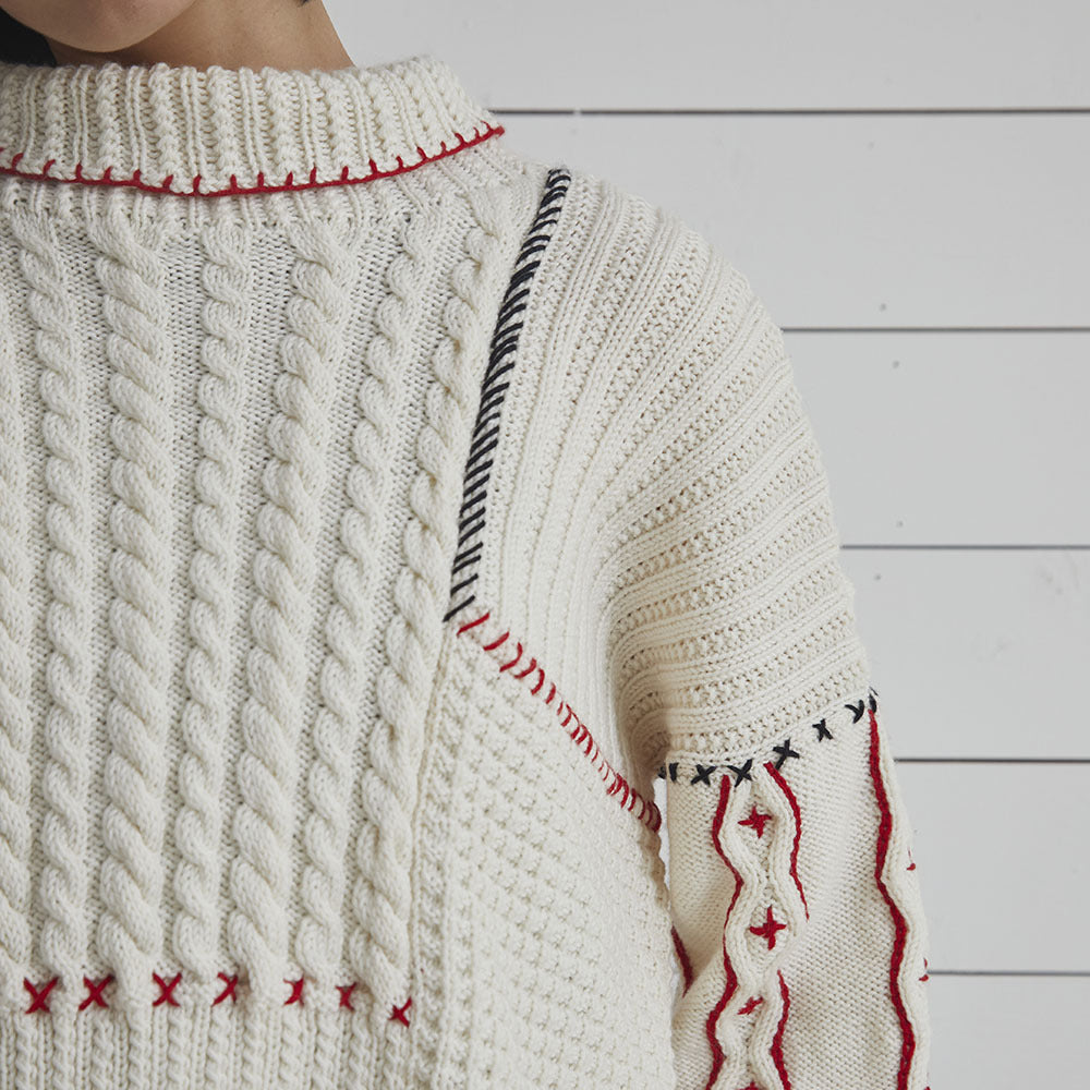 Debbie Bliss Alina Cable Sweater Knitting Pattern