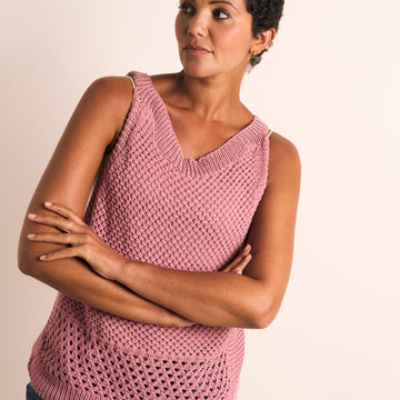 Catrine Top in MODE at Rowan Cotton DK