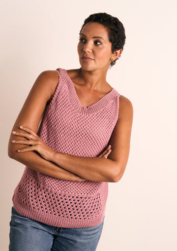 Catrine Top in MODE at Rowan Cotton DK