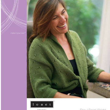 Louet Sabrina Cardigan Knitting Pattern