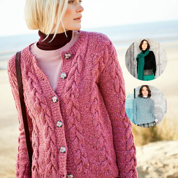 Rico Design Sweater, Cardigan and Scarf Knitting Pattern