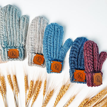Autumn Wheat Mittens