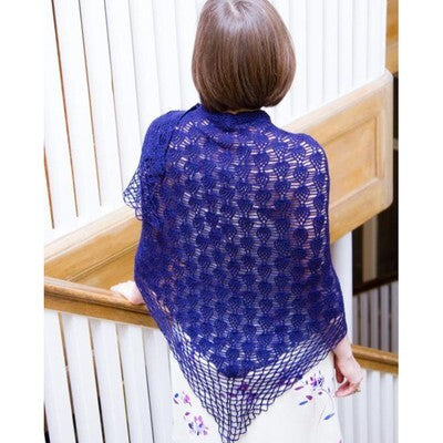 Valley Yarns WEBS Emerging Designer Pear Trellis Shawl