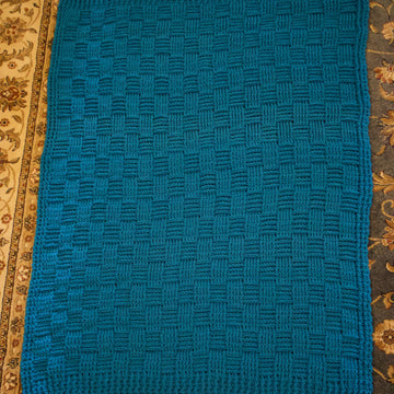 EASY Basketweave Lap Blanket