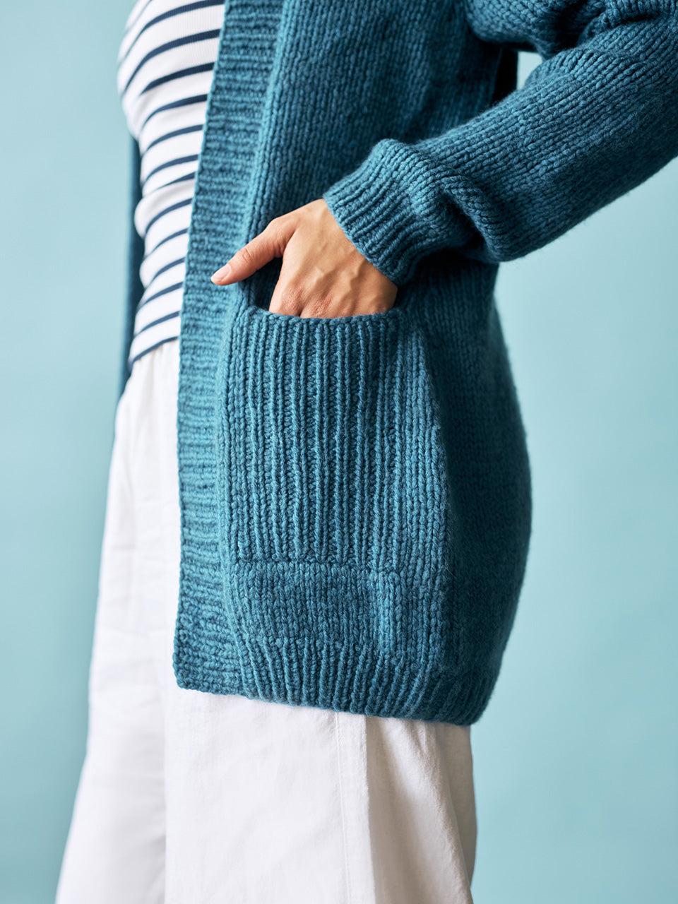 Azure Cardigan in Berroco Nuvola