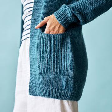 Azure Cardigan in Berroco Nuvola