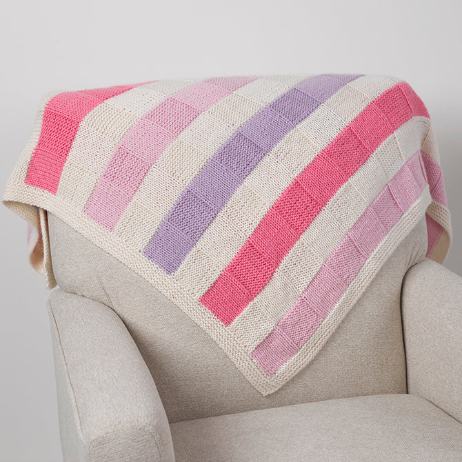 String Maura Baby Blanket Knitting Pattern