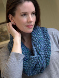 Seed Stitch Cowl Knitting Pattern