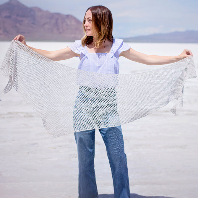 Shibui Knits Bonneville Wrap Knitting Pattern