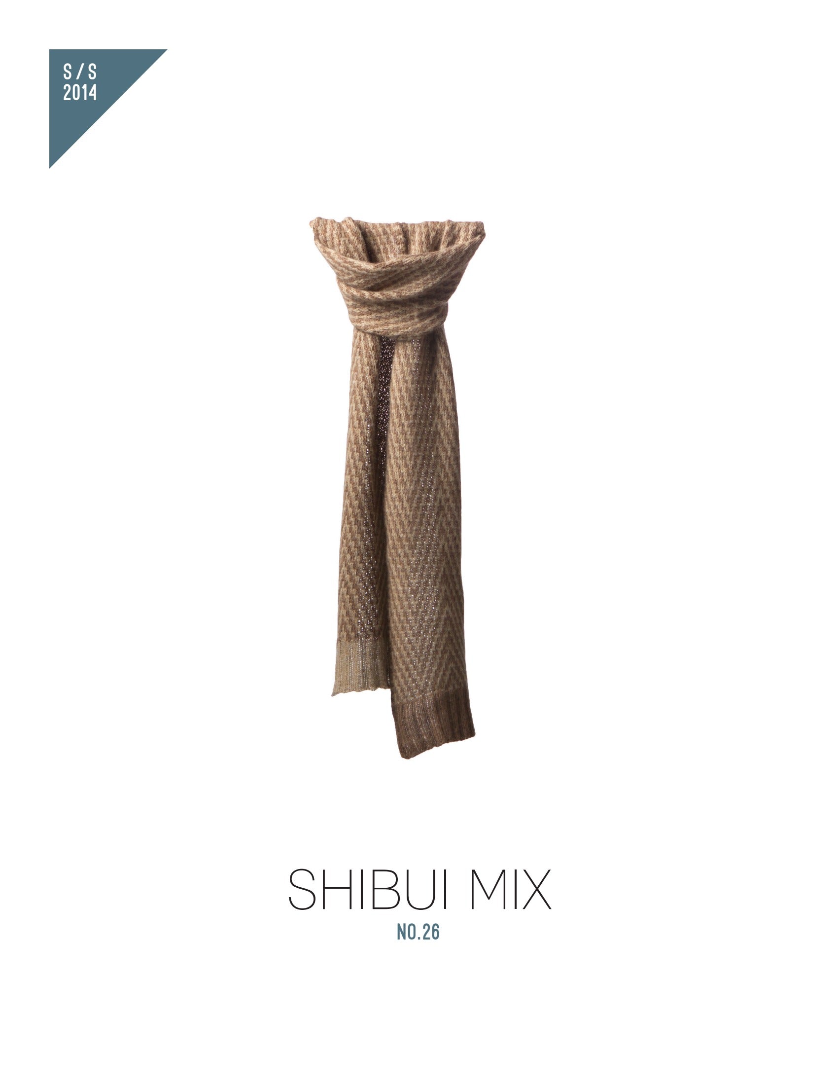 Shibui Knits Mix No. 26 Scarf Knitting Pattern