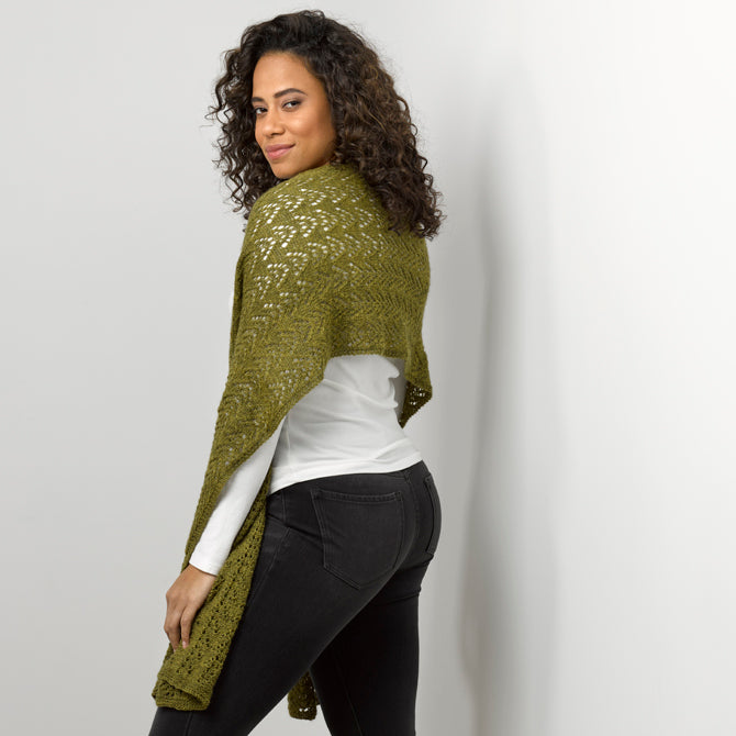 Tahki Yarns Kalispell Shawl Knitting Pattern