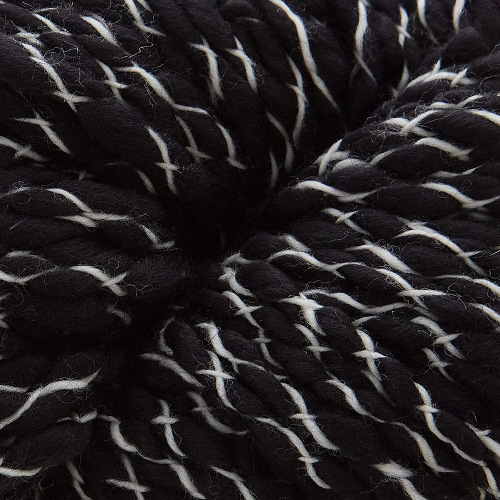 Malabrigo Caracol On Black Yarn - Merino Super Chunky