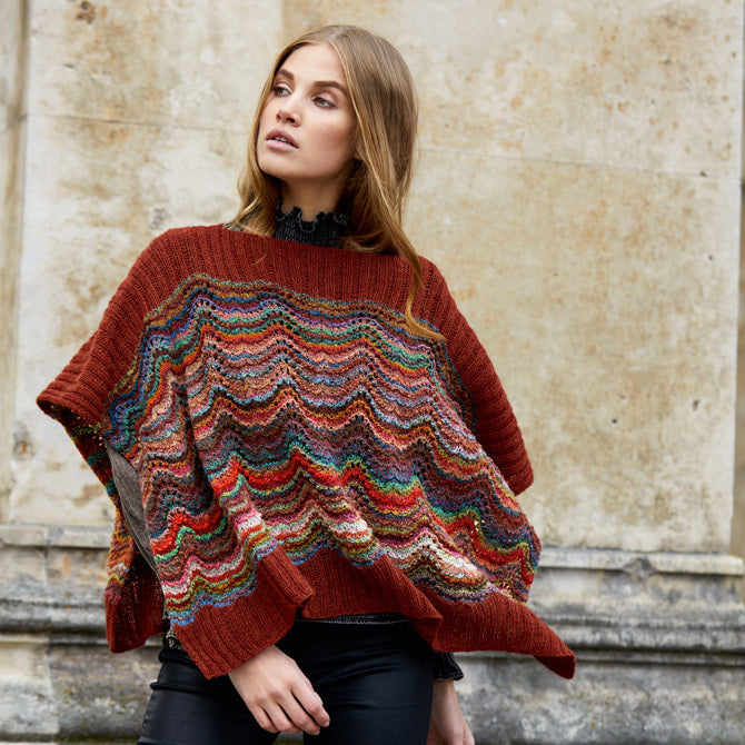 Lana Grossa Poncho Cape Knitting Pattern