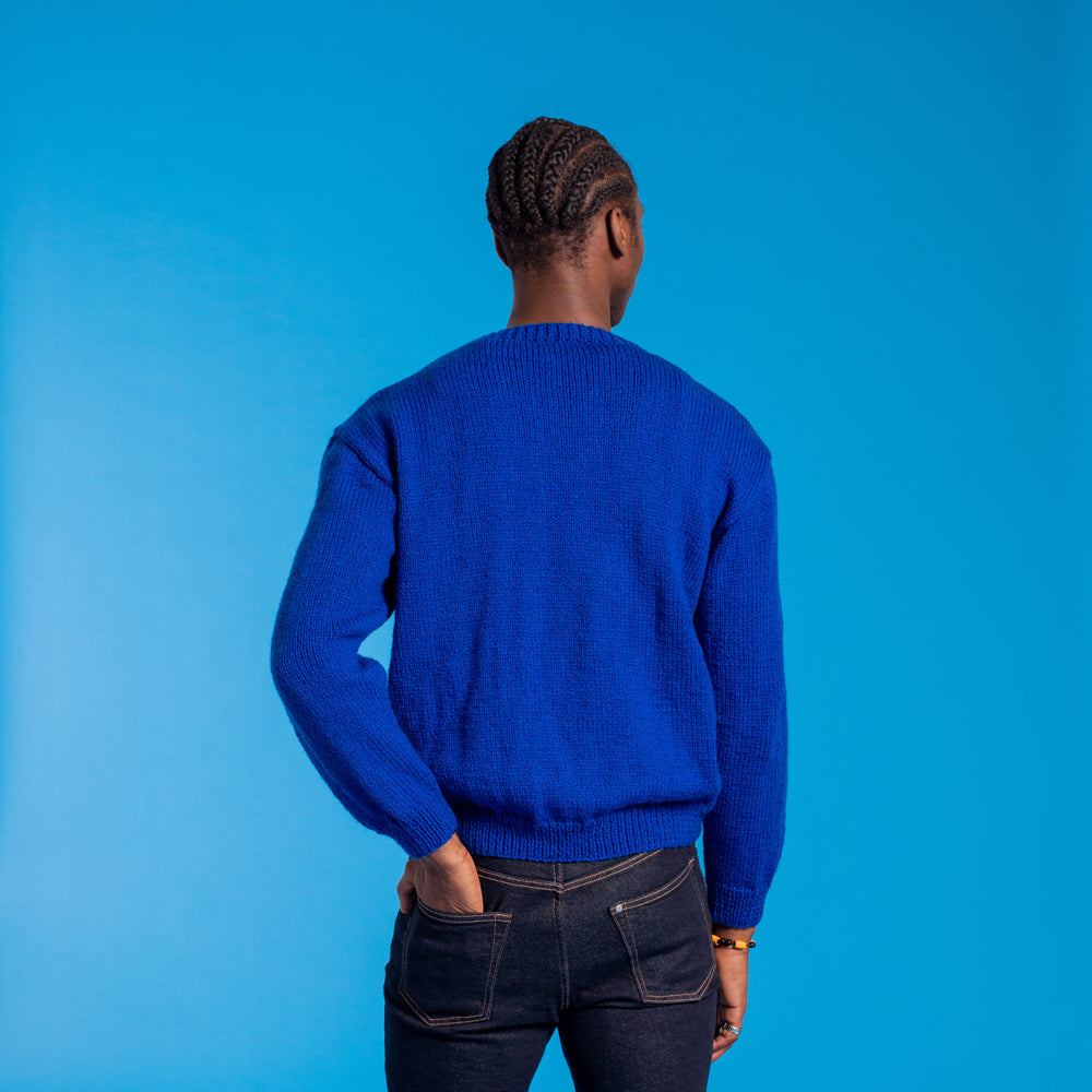 Paintbox Yarns Men's Alphabet Sweater Knitting Pattern